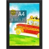 image:imageGolden State Art 16X20 Poster Frame with White Mat for 11X14Black1 Pack  Thin Border Solid Wood Frame with Plexiglass  Wall Display with Included Hanging Hardware Black 1 Pack1 Pack