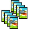 image:imageGolden State Art 16X20 Poster Frame with White Mat for 11X14Black1 Pack  Thin Border Solid Wood Frame with Plexiglass  Wall Display with Included Hanging Hardware Black 1 Pack8 Pack