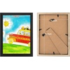 image:imageGolden State Art 16X20 Poster Frame with White Mat for 11X14Black1 Pack  Thin Border Solid Wood Frame with Plexiglass  Wall Display with Included Hanging Hardware Black 1 Pack8 Pack