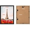 image:imageGolden State Art 16X20 Poster Frame with White Mat for 11X14Black1 Pack  Thin Border Solid Wood Frame with Plexiglass  Wall Display with Included Hanging Hardware Black 1 Pack8 Pack
