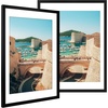 image:imageGolden State Art 16X20 Poster Frame with White Mat for 11X14Black1 Pack  Thin Border Solid Wood Frame with Plexiglass  Wall Display with Included Hanging Hardware Black 1 Pack2 Pack