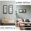 image:imageGolden State Art 18x24 Picture Frame For WallSolid WoodGlassBlack1 Pack  Fit for 18 x 24 Pictures Horizontal or Vertical Hanging For Gallery WallLarge Size Poster Frame2 Pack