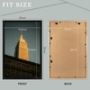 image:imageGolden State Art 18x24 Picture Frame For WallSolid WoodGlassBlack1 Pack  Fit for 18 x 24 Pictures Horizontal or Vertical Hanging For Gallery WallLarge Size Poster Frame4 Pack