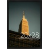 image:imageGolden State Art 18x24 Picture Frame For WallSolid WoodGlassBlack1 Pack  Fit for 18 x 24 Pictures Horizontal or Vertical Hanging For Gallery WallLarge Size Poster Frame1 Pack
