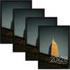 image:imageGolden State Art 18x24 Picture Frame For WallSolid WoodGlassBlack1 Pack  Fit for 18 x 24 Pictures Horizontal or Vertical Hanging For Gallery WallLarge Size Poster Frame4 Pack
