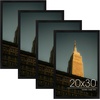 image:imageGolden State Art 18x24 Picture Frame For WallSolid WoodGlassBlack1 Pack  Fit for 18 x 24 Pictures Horizontal or Vertical Hanging For Gallery WallLarge Size Poster Frame4 Pack
