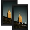image:imageGolden State Art 18x24 Picture Frame For WallSolid WoodGlassBlack1 Pack  Fit for 18 x 24 Pictures Horizontal or Vertical Hanging For Gallery WallLarge Size Poster Frame2 Pack