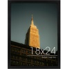 image:imageGolden State Art 18x24 Picture Frame For WallSolid WoodGlassBlack1 Pack  Fit for 18 x 24 Pictures Horizontal or Vertical Hanging For Gallery WallLarge Size Poster Frame1 Pack