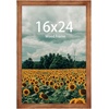 image:imageGolden State Art 18x24 Picture Frame Rustic GreySolid Wood amp Plexiglass  1 Pack 18x24 Photo Frame Display for PicturesPostersPrints Horizontal and Vertical Wall Mounting Home DecorRustic Brown