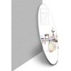 image:imageGolden State Art 24x36 Beveled Frameless Oval Wall Mirror Large Decorative Mirror for Bathroom Modern Style Polished Edge