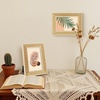 image:imageGolden State Art 4x6 Bamboo Woven Picture Frame Boho Real Glass  Fits 4x6 Photos Natural Bamboo Design Tabletop DisplayWall MountHorizontal or Vertical Display RusticUnique1 Pack2 Pack