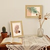 image:imageGolden State Art 4x6 Bamboo Woven Picture Frame Boho Real Glass  Fits 4x6 Photos Natural Bamboo Design Tabletop DisplayWall MountHorizontal or Vertical Display RusticUnique1 Pack2 Pack