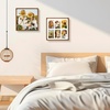 image:imageGolden State Art 4x6 Collage Picture FrameSolid Wood amp Real Glass4 Photos  Multi Picture Frame for 4 4x6 Photos or One 95x135 Print  Rounded Corner Design  Collage Wall Decor  BlackBrown