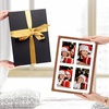 image:imageGolden State Art 4x6 Collage Picture FrameSolid Wood amp Real Glass4 Photos  Multi Picture Frame for 4 4x6 Photos or One 95x135 Print  Rounded Corner Design  Collage Wall Decor  BlackBrown