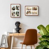 image:imageGolden State Art 4x6 Collage Picture FrameSolid Wood amp Real Glass4 Photos  Multi Picture Frame for 4 4x6 Photos or One 95x135 Print  Rounded Corner Design  Collage Wall Decor  BlackBrown