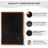 image:imageGolden State Art 4x6 Collage Picture FrameSolid Wood amp Real Glass4 Photos  Multi Picture Frame for 4 4x6 Photos or One 95x135 Print  Rounded Corner Design  Collage Wall Decor  BlackBrown