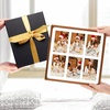 image:imageGolden State Art 4x6 Collage Picture FrameSolid Wood amp Real Glass4 Photos  Multi Picture Frame for 4 4x6 Photos or One 95x135 Print  Rounded Corner Design  Collage Wall Decor  BlackBrown