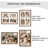 image:imageGolden State Art 4x6 Collage Picture FrameSolid Wood amp Real Glass4 Photos  Multi Picture Frame for 4 4x6 Photos or One 95x135 Print  Rounded Corner Design  Collage Wall Decor  BlackBrown
