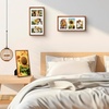 image:imageGolden State Art 4x6 Collage Picture FrameSolid Wood amp Real Glass4 Photos  Multi Picture Frame for 4 4x6 Photos or One 95x135 Print  Rounded Corner Design  Collage Wall Decor  BlackBrown