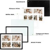 image:imageGolden State Art 4x6 Collage Picture FrameSolid Wood amp Real Glass4 Photos  Multi Picture Frame for 4 4x6 Photos or One 95x135 Print  Rounded Corner Design  Collage Wall Decor  BlackBlack