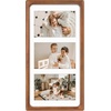 image:imageGolden State Art 4x6 Collage Picture FrameSolid Wood amp Real Glass4 Photos  Multi Picture Frame for 4 4x6 Photos or One 95x135 Print  Rounded Corner Design  Collage Wall Decor  BlackBrown