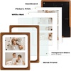 image:imageGolden State Art 4x6 Collage Picture FrameSolid Wood amp Real Glass4 Photos  Multi Picture Frame for 4 4x6 Photos or One 95x135 Print  Rounded Corner Design  Collage Wall Decor  BlackBrown