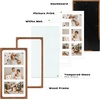 image:imageGolden State Art 4x6 Collage Picture FrameSolid Wood amp Real Glass4 Photos  Multi Picture Frame for 4 4x6 Photos or One 95x135 Print  Rounded Corner Design  Collage Wall Decor  BlackBrown