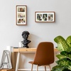 image:imageGolden State Art 4x6 Collage Picture FrameSolid Wood amp Real Glass4 Photos  Multi Picture Frame for 4 4x6 Photos or One 95x135 Print  Rounded Corner Design  Collage Wall Decor  BlackBrown