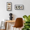 image:imageGolden State Art 4x6 Collage Picture FrameSolid Wood amp Real Glass4 Photos  Multi Picture Frame for 4 4x6 Photos or One 95x135 Print  Rounded Corner Design  Collage Wall Decor  BlackBlack