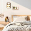 image:imageGolden State Art 4x6 Collage Picture FrameSolid Wood amp Real Glass4 Photos  Multi Picture Frame for 4 4x6 Photos or One 95x135 Print  Rounded Corner Design  Collage Wall Decor  BlackBrown