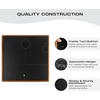 image:imageGolden State Art 4x6 Collage Picture FrameSolid Wood amp Real Glass4 Photos  Multi Picture Frame for 4 4x6 Photos or One 95x135 Print  Rounded Corner Design  Collage Wall Decor  BlackBrown