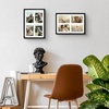 image:imageGolden State Art 4x6 Collage Picture FrameSolid Wood amp Real Glass4 Photos  Multi Picture Frame for 4 4x6 Photos or One 95x135 Print  Rounded Corner Design  Collage Wall Decor  BlackBlack
