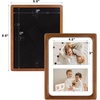 image:imageGolden State Art 4x6 Collage Picture FrameSolid Wood amp Real Glass4 Photos  Multi Picture Frame for 4 4x6 Photos or One 95x135 Print  Rounded Corner Design  Collage Wall Decor  BlackBrown