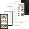 image:imageGolden State Art 4x6 Collage Picture FrameSolid Wood amp Real Glass4 Photos  Multi Picture Frame for 4 4x6 Photos or One 95x135 Print  Rounded Corner Design  Collage Wall Decor  BlackBlack