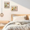 image:imageGolden State Art 4x6 Collage Picture FrameSolid Wood amp Real Glass4 Photos  Multi Picture Frame for 4 4x6 Photos or One 95x135 Print  Rounded Corner Design  Collage Wall Decor  BlackBrown