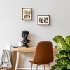 image:imageGolden State Art 4x6 Collage Picture FrameSolid Wood amp Real Glass4 Photos  Multi Picture Frame for 4 4x6 Photos or One 95x135 Print  Rounded Corner Design  Collage Wall Decor  BlackBrown
