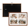 image:imageGolden State Art 4x6 Collage Picture FrameSolid Wood amp Real Glass4 Photos  Multi Picture Frame for 4 4x6 Photos or One 95x135 Print  Rounded Corner Design  Collage Wall Decor  BlackBrown