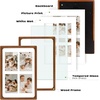 image:imageGolden State Art 4x6 Collage Picture FrameSolid Wood amp Real Glass4 Photos  Multi Picture Frame for 4 4x6 Photos or One 95x135 Print  Rounded Corner Design  Collage Wall Decor  BlackBrown