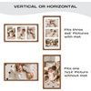 image:imageGolden State Art 4x6 Collage Picture FrameSolid Wood amp Real Glass4 Photos  Multi Picture Frame for 4 4x6 Photos or One 95x135 Print  Rounded Corner Design  Collage Wall Decor  BlackBrown