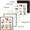 image:imageGolden State Art 4x6 Collage Picture FrameSolid Wood amp Real Glass4 Photos  Multi Picture Frame for 4 4x6 Photos or One 95x135 Print  Rounded Corner Design  Collage Wall Decor  BlackBrown