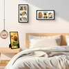 image:imageGolden State Art 4x6 Collage Picture FrameSolid Wood amp Real Glass4 Photos  Multi Picture Frame for 4 4x6 Photos or One 95x135 Print  Rounded Corner Design  Collage Wall Decor  BlackBlack