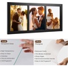 image:imageGolden State Art 4x6 Double Picture Frame Displays Two 4x6 Photos Brown  Solid Wood  Real Glass For Tabletop Or Wall Mounting Brown 1 PackBlack