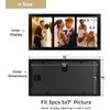 image:imageGolden State Art 4x6 Double Picture Frame Displays Two 4x6 Photos Brown  Solid Wood  Real Glass For Tabletop Or Wall Mounting Brown 1 PackBlack