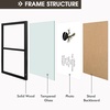 image:imageGolden State Art 4x6 Double Picture Frame Displays Two 4x6 Photos Brown  Solid Wood  Real Glass For Tabletop Or Wall Mounting Brown 1 PackBlack