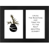 image:imageGolden State Art 4x6 Double Picture Frame Displays Two 4x6 Photos Brown  Solid Wood  Real Glass For Tabletop Or Wall Mounting Brown 1 PackBlack