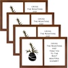 image:imageGolden State Art 4x6 Double Picture Frame Displays Two 4x6 Photos Brown  Solid Wood  Real Glass For Tabletop Or Wall Mounting Brown 1 PackBrown