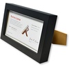 image:imageGolden State Art 55x85 Business License Frame Black Wood Real Glass  Horizontal amp Vertical For Wall Or Tabletop Display Fit Check Certificate And Photos Ideal For Office Home DecorBlack  4X9 Without Mat