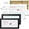 image:imageGolden State Art 55x85 Business License Frame Black Wood Real Glass  Horizontal amp Vertical For Wall Or Tabletop Display Fit Check Certificate And Photos Ideal For Office Home DecorBlack  5X10 with Mat for 4X9