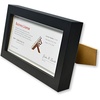 image:imageGolden State Art 55x85 Business License Frame Black Wood Real Glass  Horizontal amp Vertical For Wall Or Tabletop Display Fit Check Certificate And Photos Ideal For Office Home DecorBlack  4X9 Without Mat