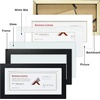 image:imageGolden State Art 55x85 Business License Frame Black Wood Real Glass  Horizontal amp Vertical For Wall Or Tabletop Display Fit Check Certificate And Photos Ideal For Office Home DecorBlack  5X10 with Mat for 4X9